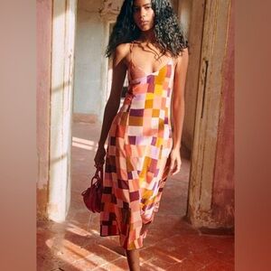 Sezane Aloise Dress Kinsley Multico - Size 38